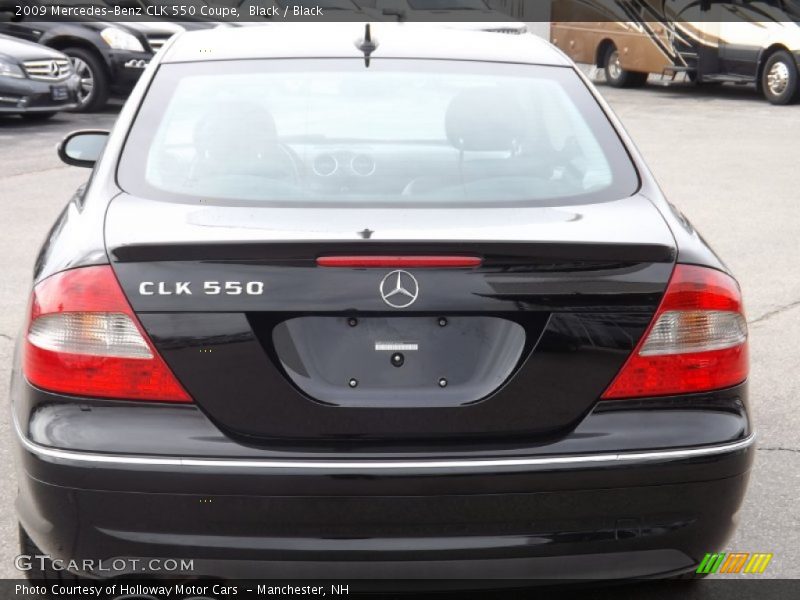 Black / Black 2009 Mercedes-Benz CLK 550 Coupe