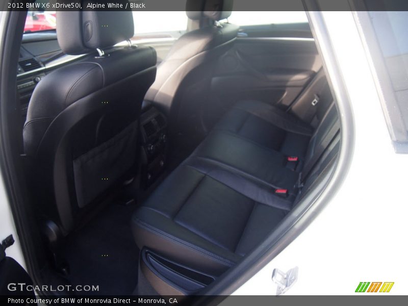 Alpine White / Black 2012 BMW X6 xDrive50i