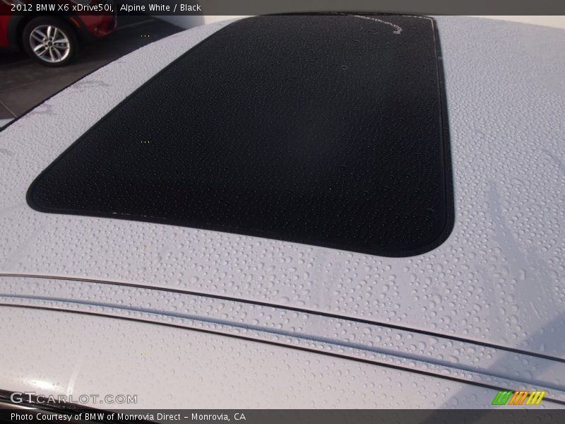 Alpine White / Black 2012 BMW X6 xDrive50i