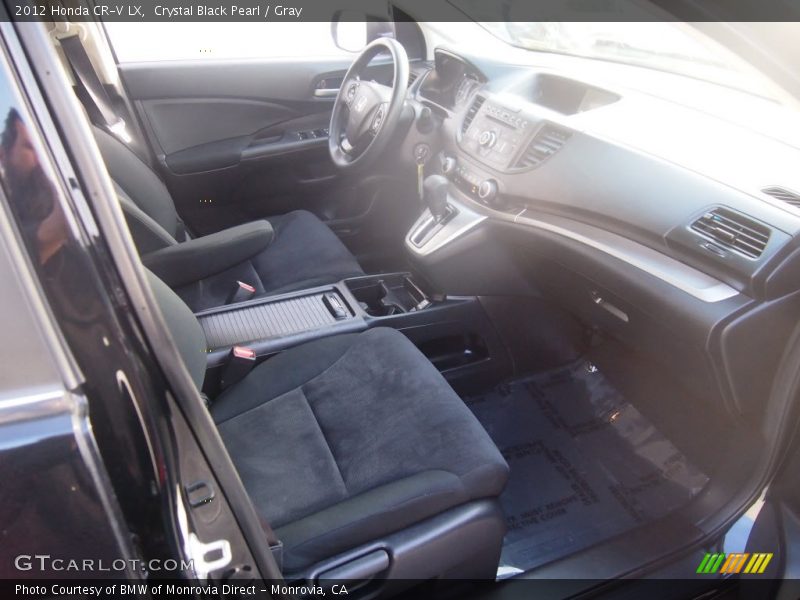 Crystal Black Pearl / Gray 2012 Honda CR-V LX