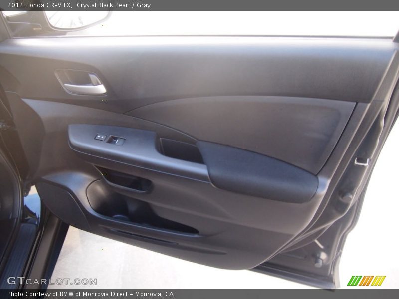 Crystal Black Pearl / Gray 2012 Honda CR-V LX