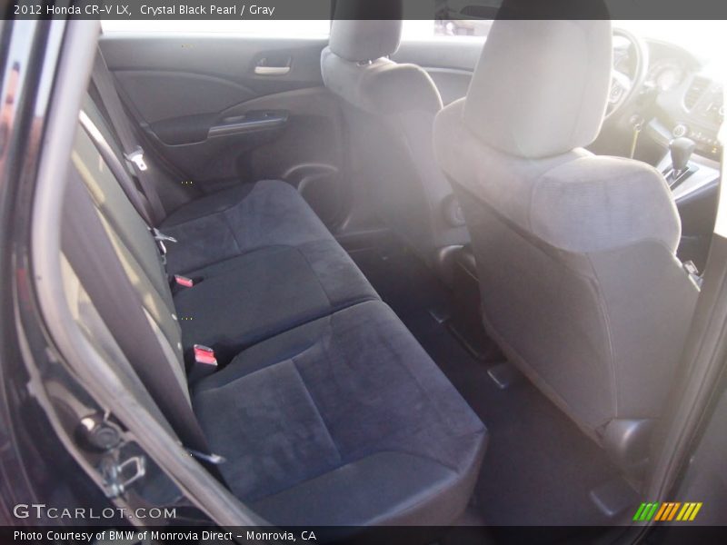 Crystal Black Pearl / Gray 2012 Honda CR-V LX