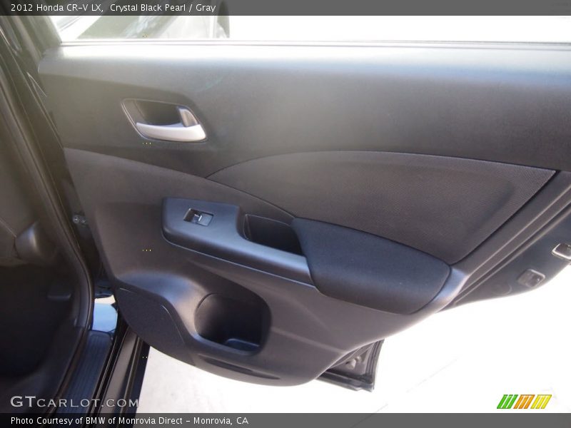 Crystal Black Pearl / Gray 2012 Honda CR-V LX