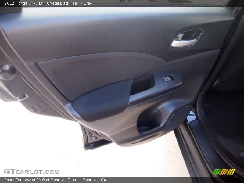 Crystal Black Pearl / Gray 2012 Honda CR-V LX