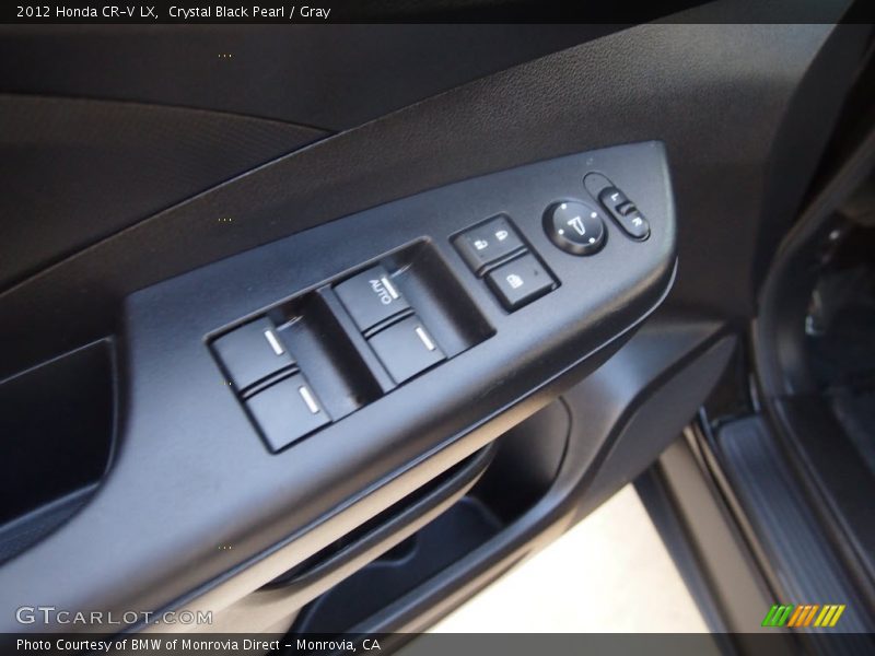 Crystal Black Pearl / Gray 2012 Honda CR-V LX