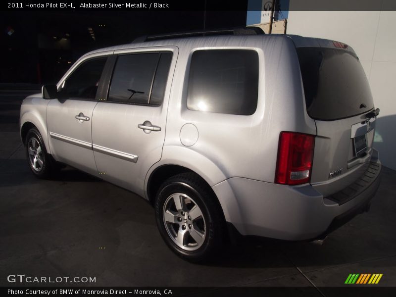 Alabaster Silver Metallic / Black 2011 Honda Pilot EX-L
