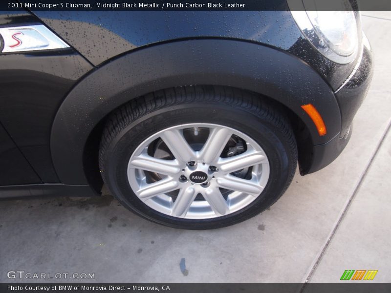 Midnight Black Metallic / Punch Carbon Black Leather 2011 Mini Cooper S Clubman
