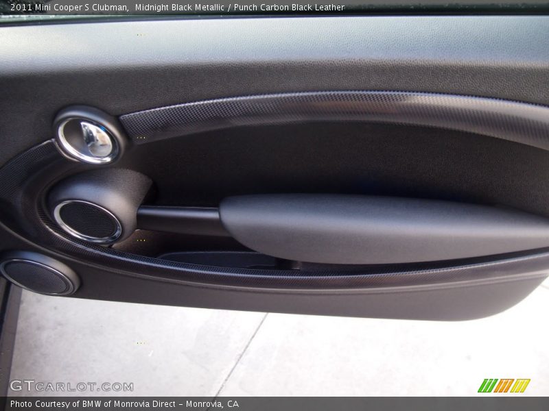 Midnight Black Metallic / Punch Carbon Black Leather 2011 Mini Cooper S Clubman