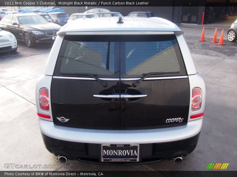 Midnight Black Metallic / Punch Carbon Black Leather 2011 Mini Cooper S Clubman