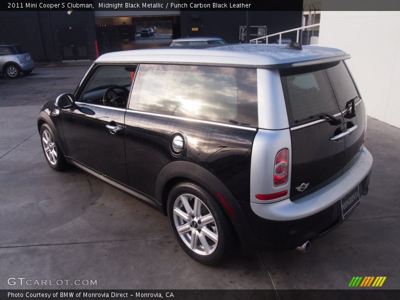 Midnight Black Metallic / Punch Carbon Black Leather 2011 Mini Cooper S Clubman