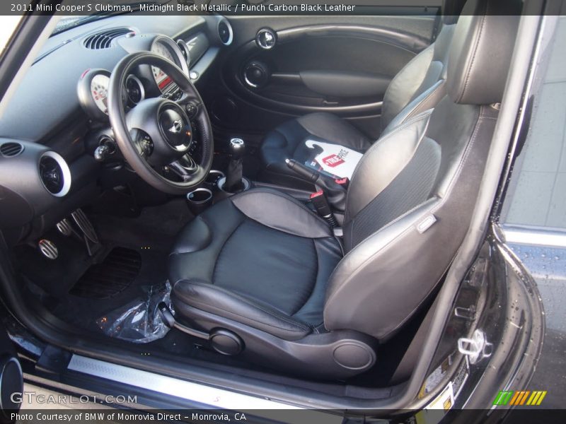 Midnight Black Metallic / Punch Carbon Black Leather 2011 Mini Cooper S Clubman