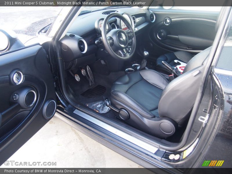 Midnight Black Metallic / Punch Carbon Black Leather 2011 Mini Cooper S Clubman