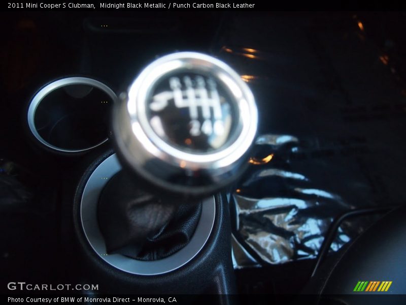 Midnight Black Metallic / Punch Carbon Black Leather 2011 Mini Cooper S Clubman