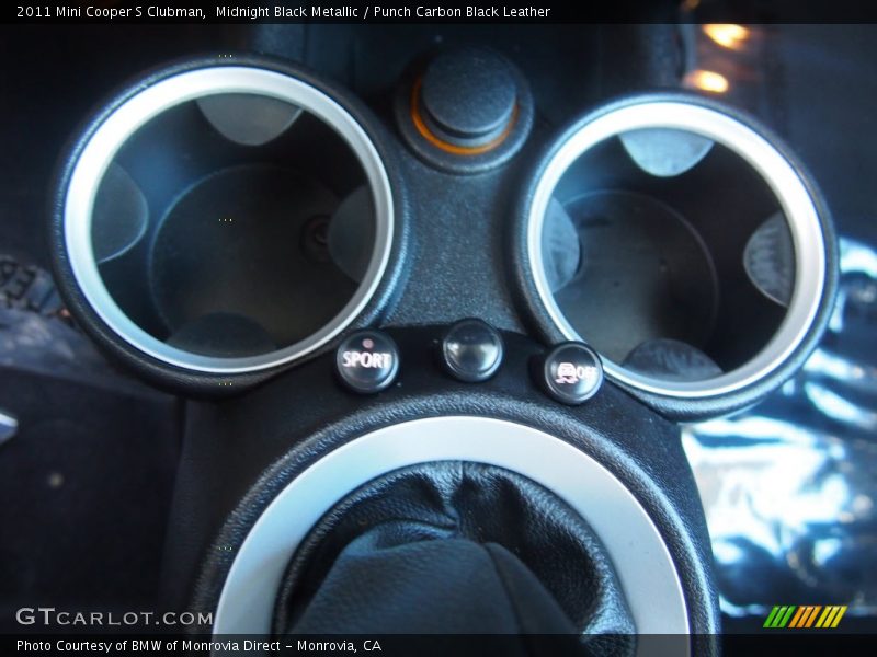 Midnight Black Metallic / Punch Carbon Black Leather 2011 Mini Cooper S Clubman