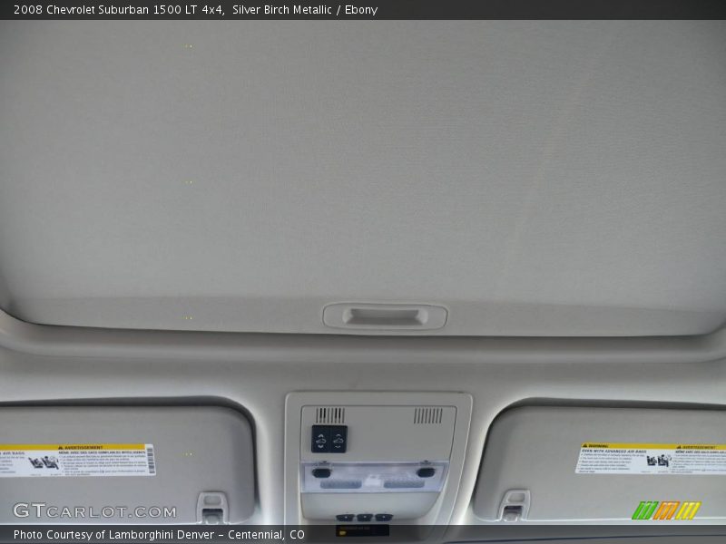 Silver Birch Metallic / Ebony 2008 Chevrolet Suburban 1500 LT 4x4