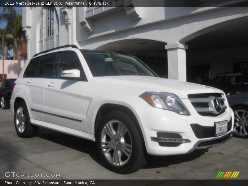 Polar White / Grey/Black 2013 Mercedes-Benz GLK 350