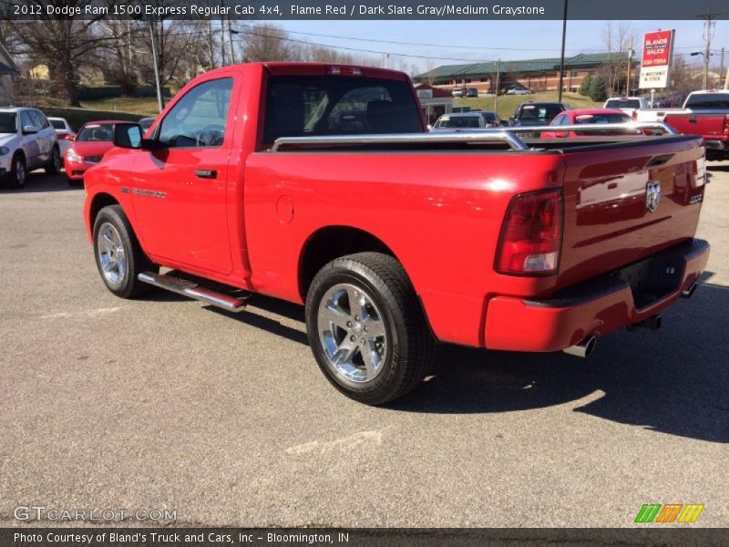 Flame Red / Dark Slate Gray/Medium Graystone 2012 Dodge Ram 1500 Express Regular Cab 4x4
