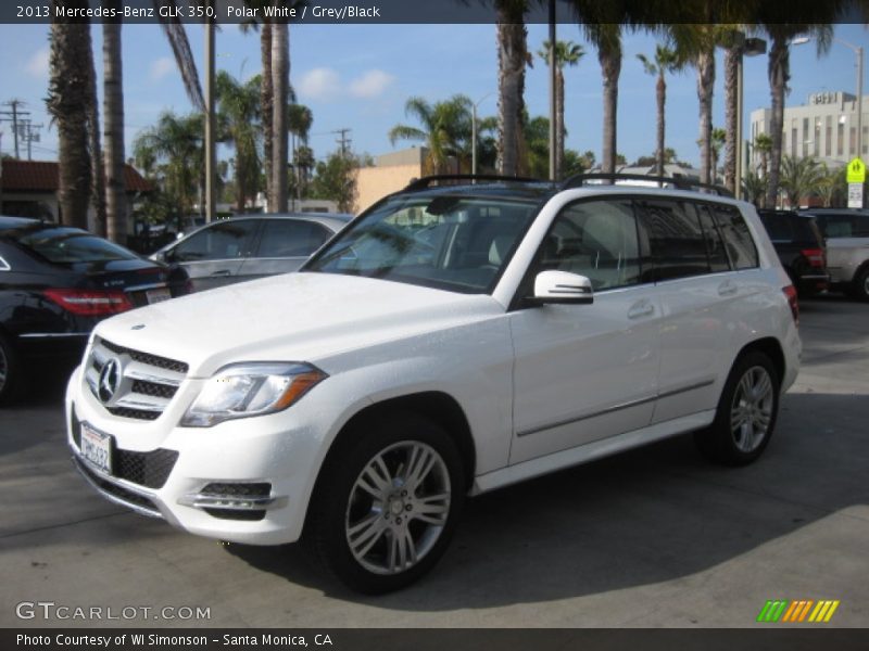 Polar White / Grey/Black 2013 Mercedes-Benz GLK 350