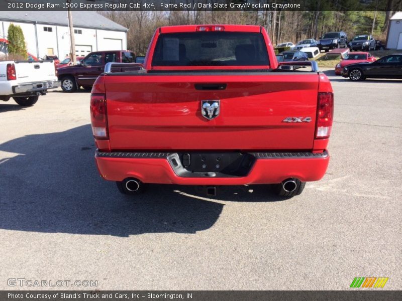 Flame Red / Dark Slate Gray/Medium Graystone 2012 Dodge Ram 1500 Express Regular Cab 4x4