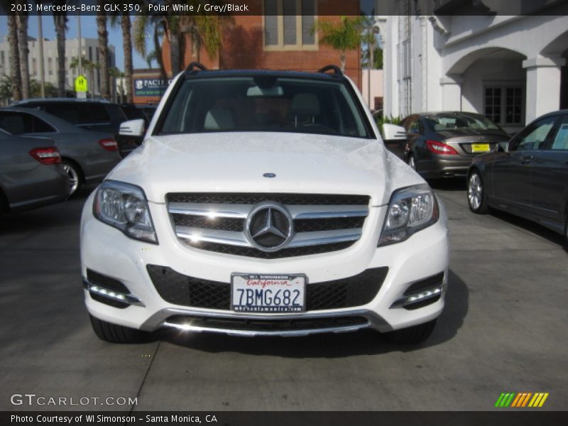 Polar White / Grey/Black 2013 Mercedes-Benz GLK 350