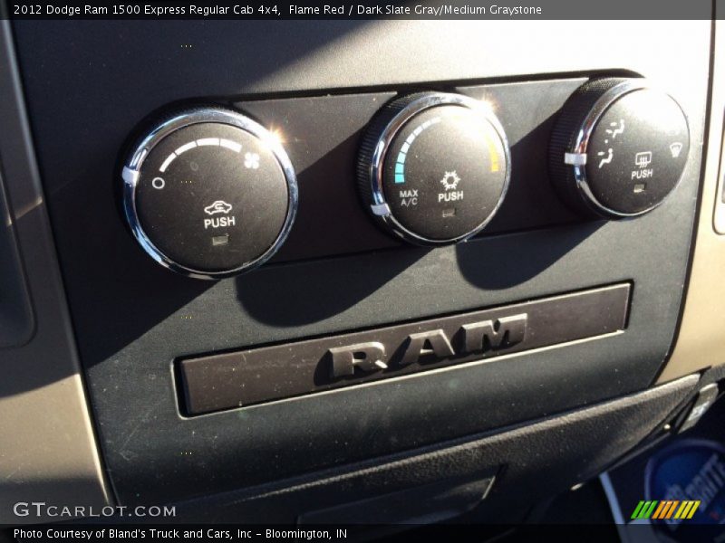 Flame Red / Dark Slate Gray/Medium Graystone 2012 Dodge Ram 1500 Express Regular Cab 4x4
