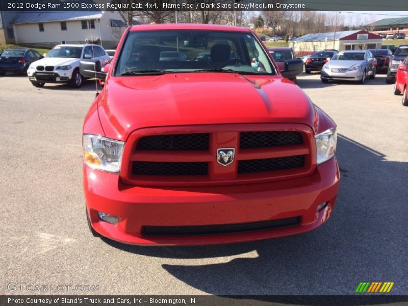 Flame Red / Dark Slate Gray/Medium Graystone 2012 Dodge Ram 1500 Express Regular Cab 4x4