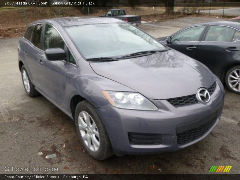 Galaxy Gray Mica / Black 2007 Mazda CX-7 Sport