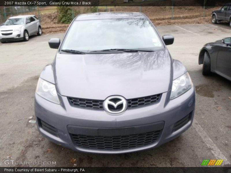 Galaxy Gray Mica / Black 2007 Mazda CX-7 Sport