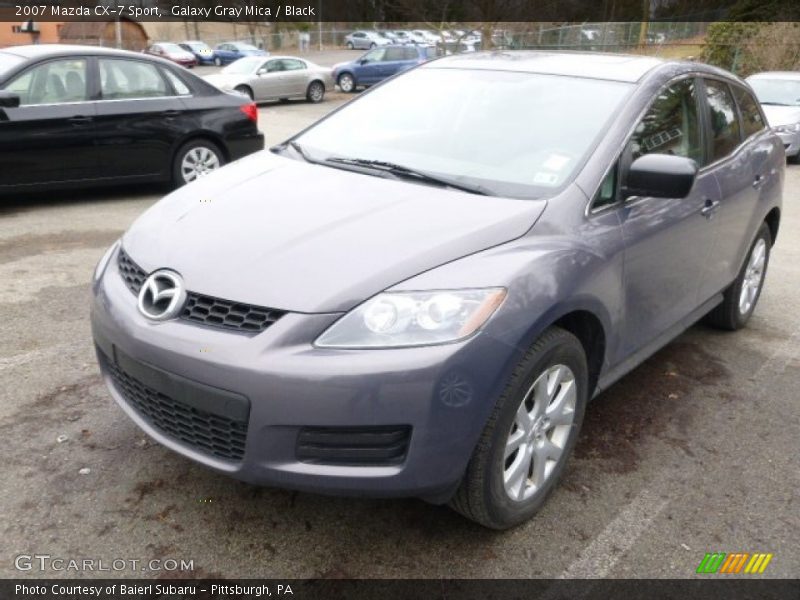 Galaxy Gray Mica / Black 2007 Mazda CX-7 Sport