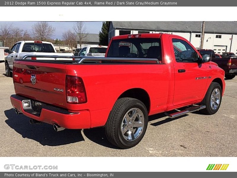 Flame Red / Dark Slate Gray/Medium Graystone 2012 Dodge Ram 1500 Express Regular Cab 4x4