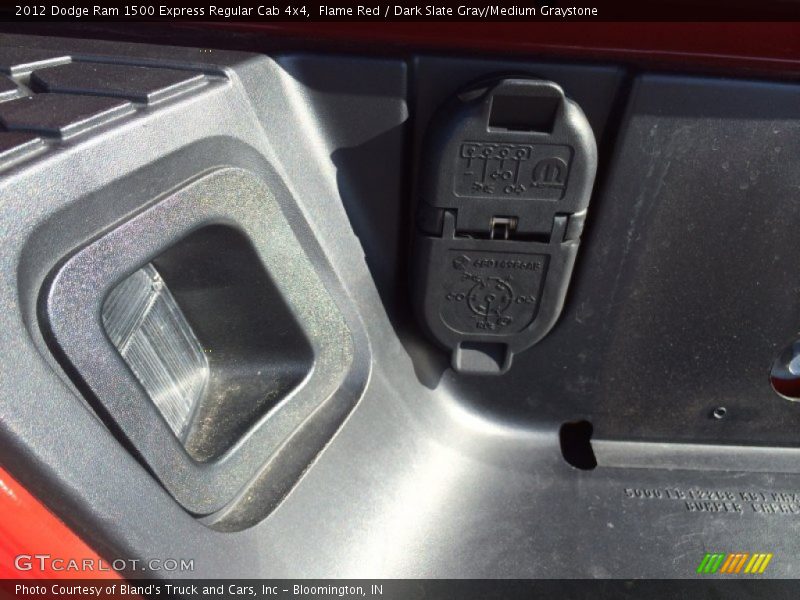 Flame Red / Dark Slate Gray/Medium Graystone 2012 Dodge Ram 1500 Express Regular Cab 4x4
