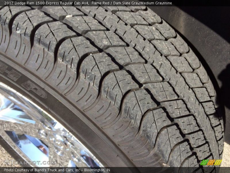 Flame Red / Dark Slate Gray/Medium Graystone 2012 Dodge Ram 1500 Express Regular Cab 4x4