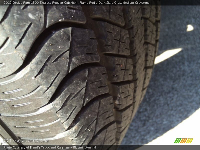 Flame Red / Dark Slate Gray/Medium Graystone 2012 Dodge Ram 1500 Express Regular Cab 4x4