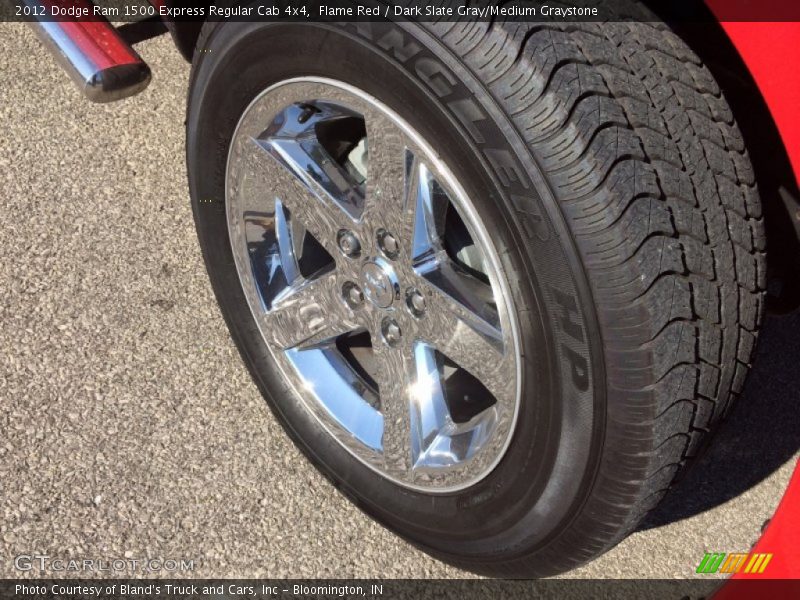 Flame Red / Dark Slate Gray/Medium Graystone 2012 Dodge Ram 1500 Express Regular Cab 4x4