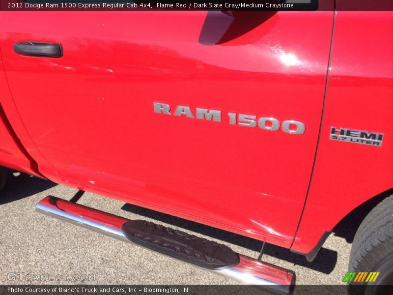 Flame Red / Dark Slate Gray/Medium Graystone 2012 Dodge Ram 1500 Express Regular Cab 4x4