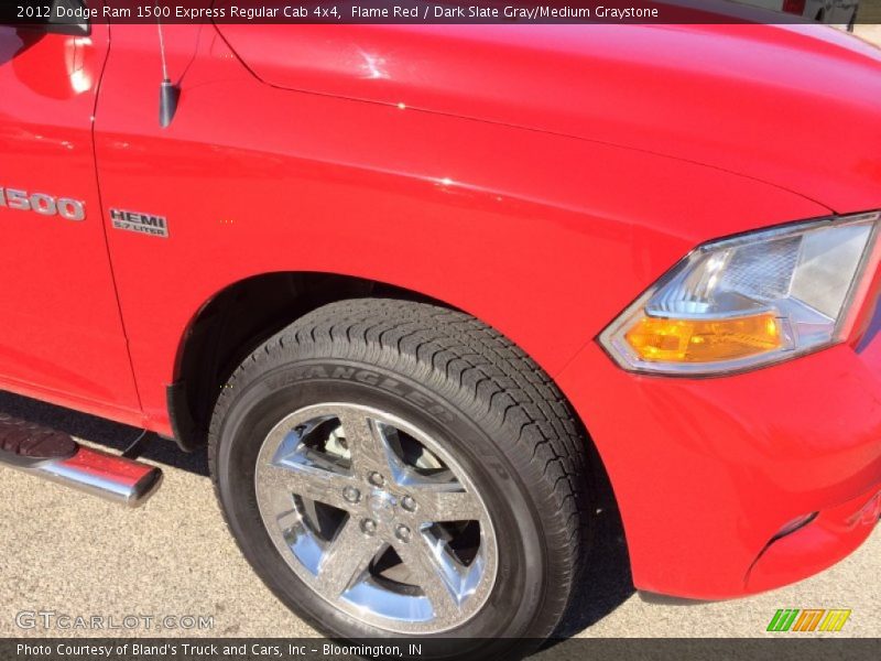 Flame Red / Dark Slate Gray/Medium Graystone 2012 Dodge Ram 1500 Express Regular Cab 4x4