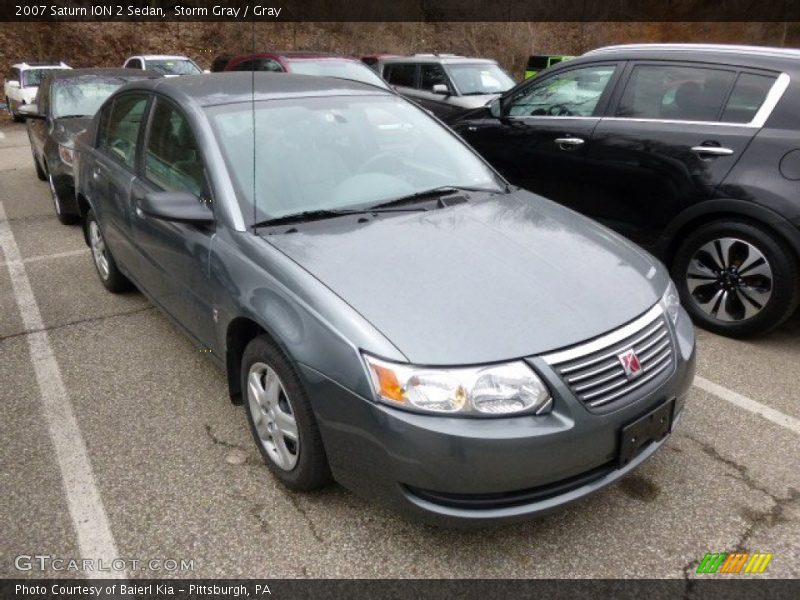 Storm Gray / Gray 2007 Saturn ION 2 Sedan