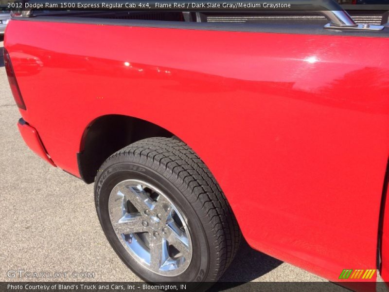Flame Red / Dark Slate Gray/Medium Graystone 2012 Dodge Ram 1500 Express Regular Cab 4x4
