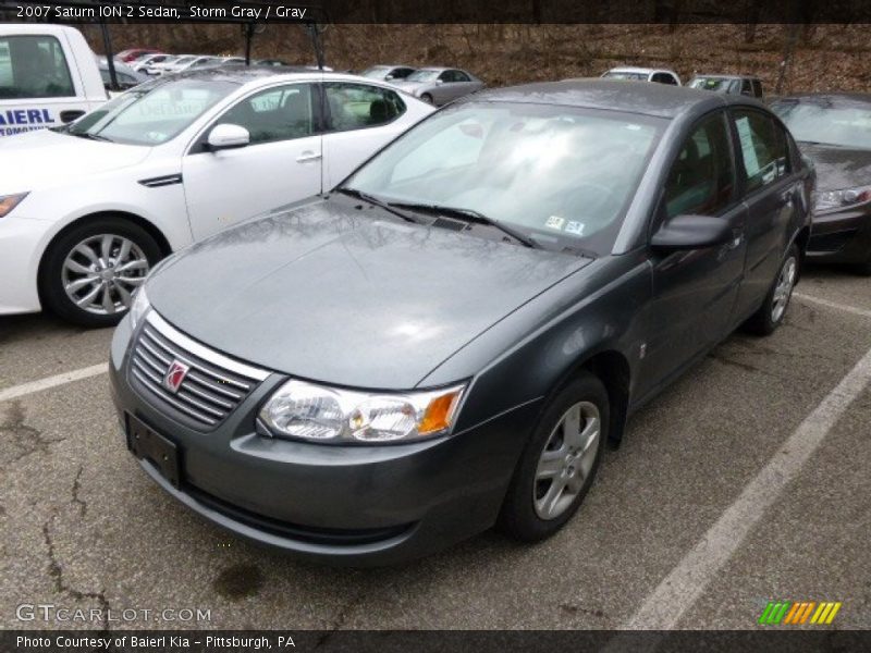 Storm Gray / Gray 2007 Saturn ION 2 Sedan