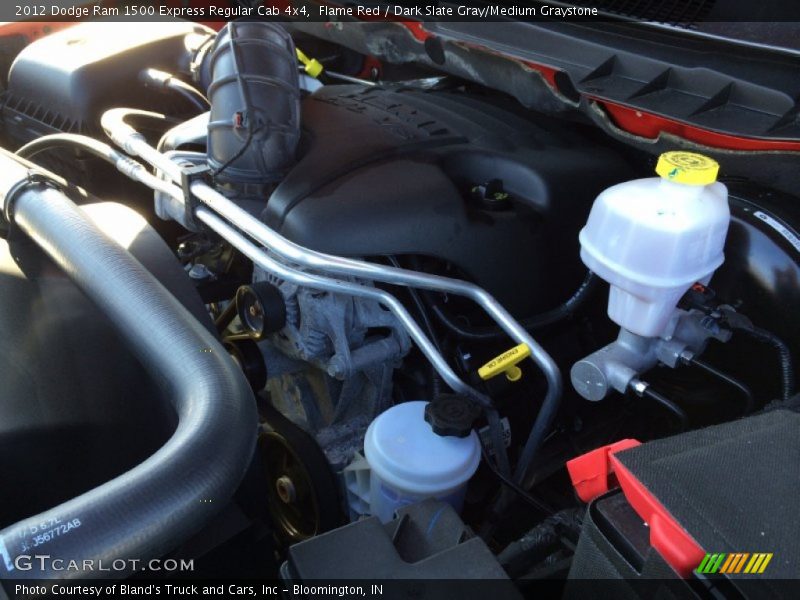 Flame Red / Dark Slate Gray/Medium Graystone 2012 Dodge Ram 1500 Express Regular Cab 4x4