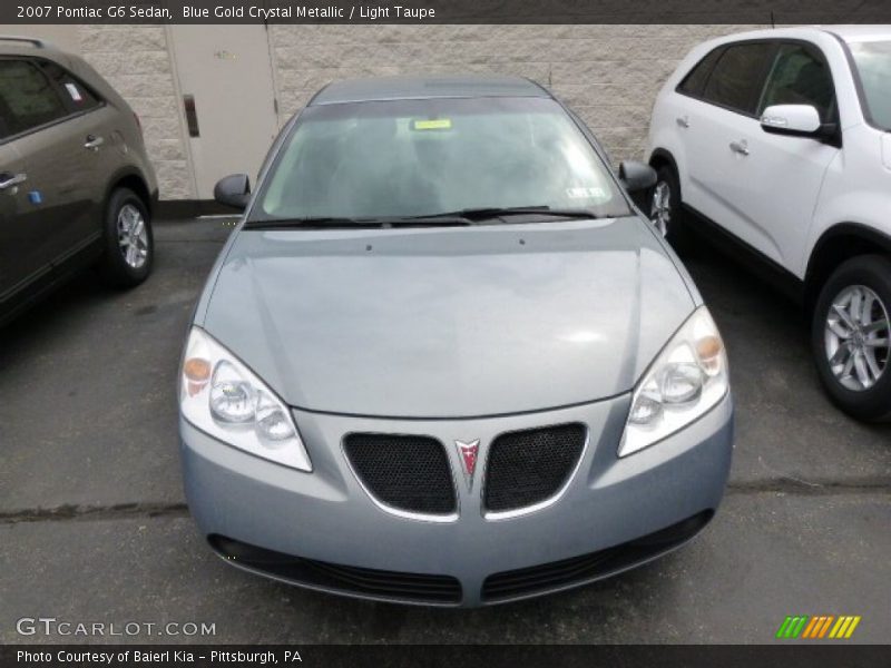 Blue Gold Crystal Metallic / Light Taupe 2007 Pontiac G6 Sedan