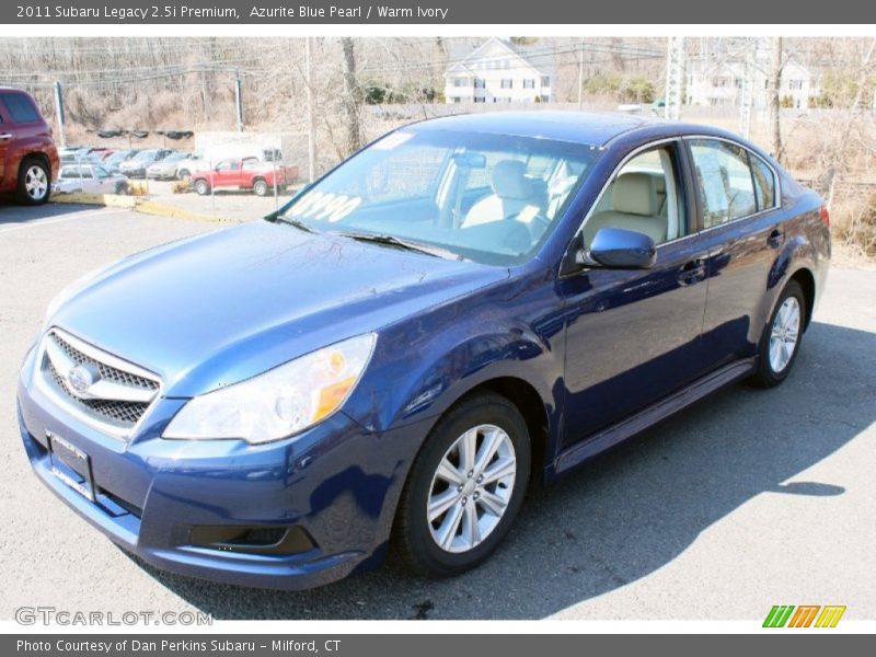 Azurite Blue Pearl / Warm Ivory 2011 Subaru Legacy 2.5i Premium