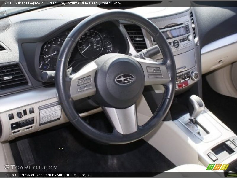 Azurite Blue Pearl / Warm Ivory 2011 Subaru Legacy 2.5i Premium