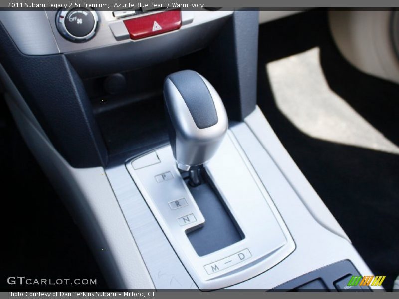 Azurite Blue Pearl / Warm Ivory 2011 Subaru Legacy 2.5i Premium