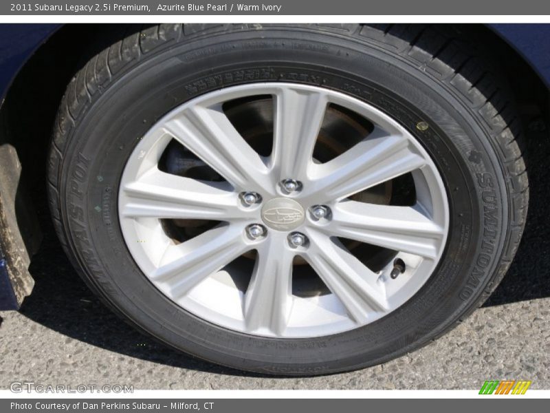 Azurite Blue Pearl / Warm Ivory 2011 Subaru Legacy 2.5i Premium