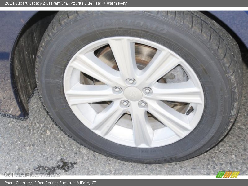 Azurite Blue Pearl / Warm Ivory 2011 Subaru Legacy 2.5i Premium