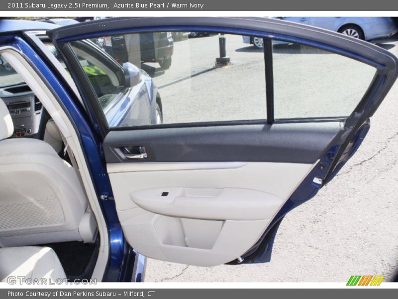 Azurite Blue Pearl / Warm Ivory 2011 Subaru Legacy 2.5i Premium