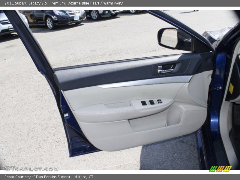 Azurite Blue Pearl / Warm Ivory 2011 Subaru Legacy 2.5i Premium