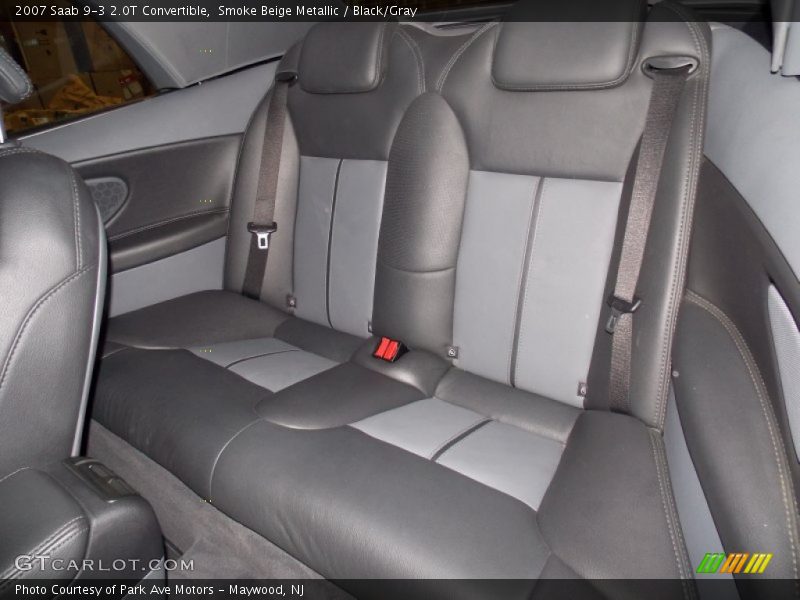 Smoke Beige Metallic / Black/Gray 2007 Saab 9-3 2.0T Convertible