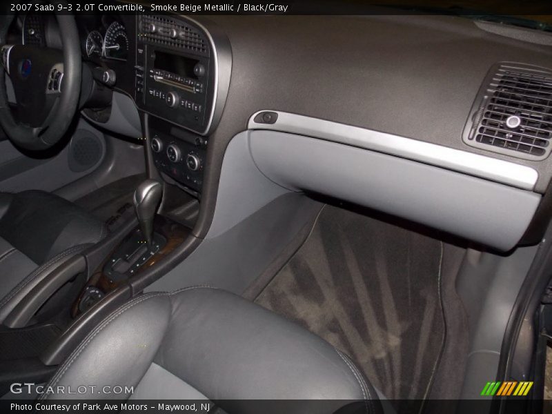 Smoke Beige Metallic / Black/Gray 2007 Saab 9-3 2.0T Convertible